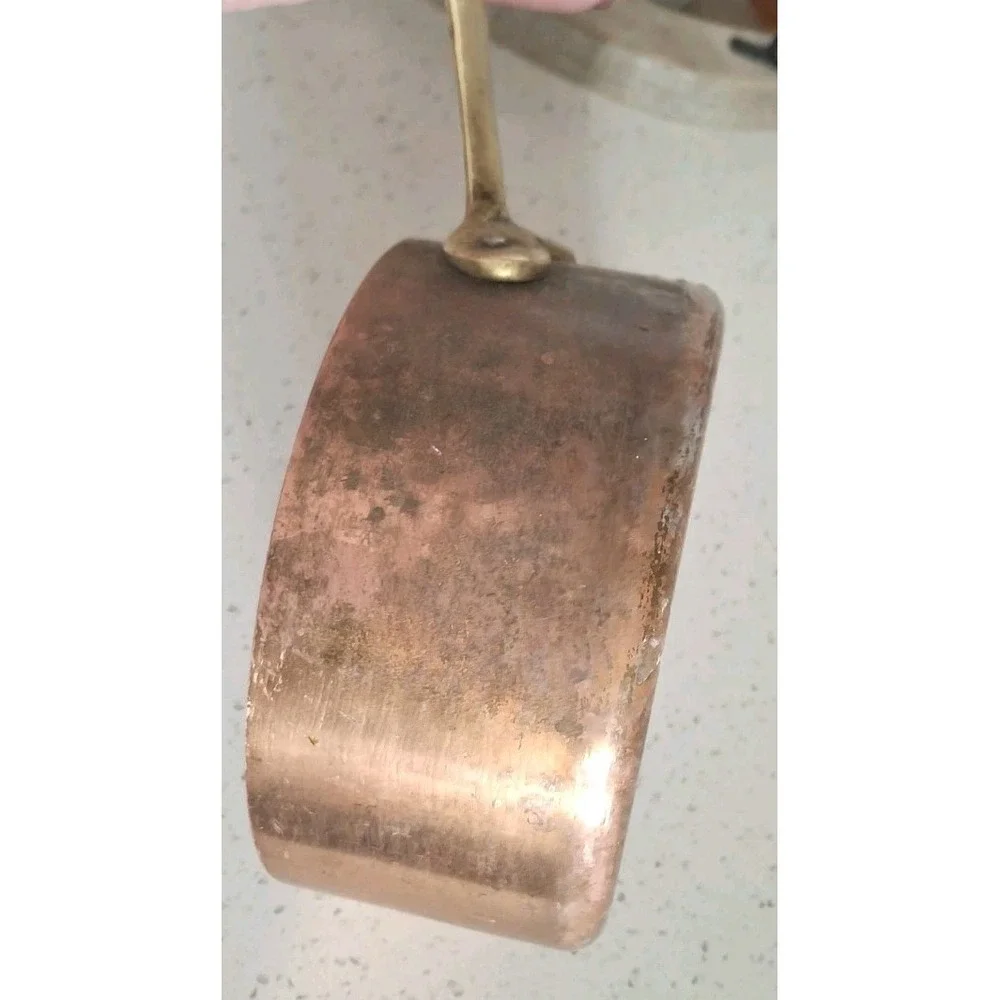 Vintage Copper Saucepan 6.5